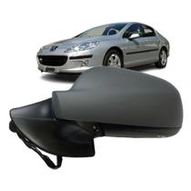 Retrovisor Espelho Peugeot 407 05 06 07 Esquerdo Elétrico Lente Azul
