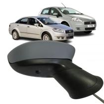 Retrovisor Espelho Punto Linea 2007 / 2013 Direito Controle Manual Capa Primer