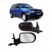 Retrovisor Espelho Uno Economy 2011 12 13 14 4 Portas C/ Controle Manual