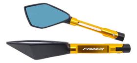 Retrovisor Esportivo Tomok 2 Gravado Fazer 150 250 Yamaha