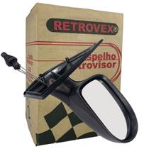 Retrovisor Esquerdo Com Controle Grand Siena 2008 A 2018 / Palio Weekend 2011 A 2018 / Palio 4 Portas 2011 A 2019 / Siena 2011 A 2012 - Retrovex 4523