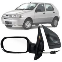 Retrovisor Esquerdo Lado Motorista Fiat Palio Fire Weekend Siena 2001 2002 2003 4 Portas Com Acabamento