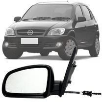 Retrovisor Esquerdo Motorista Chevrolet Celta Prisma 2007 2008 2009 2010 2011 2012 2013 2014 com Controle Interno Manual