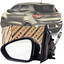 Retrovisor Esquerdo (motorista) Fiat Argo Cronos Manual com Capa Vermelho Branco Preto Prata Retrovisor Esquerdo (motorista) Fiat Argo Cronos Manual com Capa Vermelho Branco Preto Prata