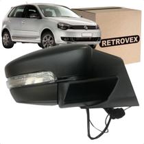 Retrovisor Externo com Controle com Seta Polo Gvi 12/14 Ld