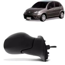 Retrovisor Externo com Controle com Tampa Texturizada C3 03/08 Ld