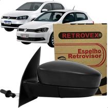 Retrovisor Externo com Controle sem Pisca Gol Voyage Gvi 12/14 4p Le