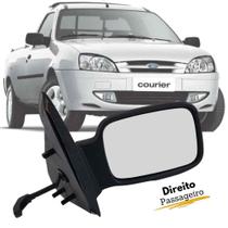 Retrovisor Externo Direito (passageiro) Ford Courier 97 98 99 a 2011 2012 com Controle manual Retrovisor Externo Direito (passageiro) Ford Courier 97 98 99 a 2011 2012 com Controle manual