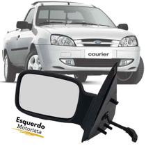 Retrovisor Externo Esquerdo (motorista) Ford Courier 97 98 99 a 2011 2012 com Controle Manual