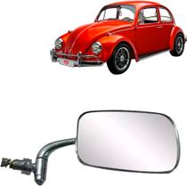 Retrovisor Externo Fusca 75/82 sem Controle Cromado Ld