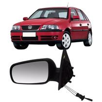 Retrovisor Externo Gol Parati Saveiro G3 G4 1999 a 2006 Com Controle 4 Portas Esquerdo