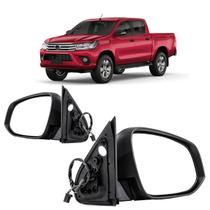Retrovisor Externo Hilux 2016 A 2018 Cromado