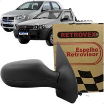 Retrovisor Externo Palio Siena Strada Weekend 08/10 C/ Controle Ld 2p