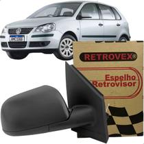 Retrovisor Externo Polo Hatch Sedan 02/07 C/ Controle Ld