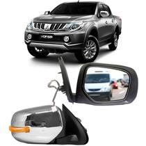 Retrovisor Externo Triton 2017 2018 2019 Eletrico Cromado