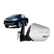 Retrovisor Externo Triton 2017 2018 2019 Eletrico Cromado