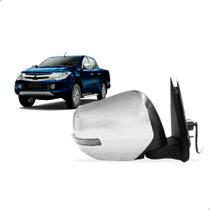Retrovisor Externo Triton 2017 2018 2019 Eletrico Cromado