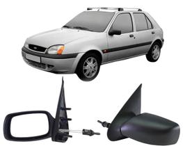Retrovisor Fiesta 1996 97 98 99 2000 A 2002 Com Controle