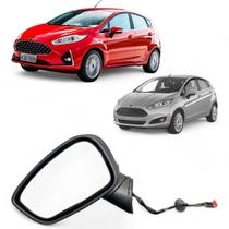 Retrovisor Fiesta New 2009 a 2019 Elétrico Com Seta Esquerdo
