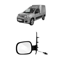Retrovisor Fiorino 2015 2016 2017 2018 2019 2020 2021 2022 2023 com Controle Lado Esquerdo