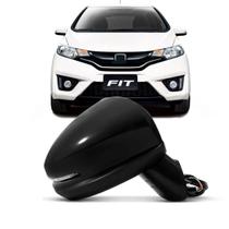Retrovisor Fit 2014 A 2021 Eletrico C/pisca Capa Preta Retrovisor Fit 2014 A 2021 Eletrico C/pisca Capa Preta