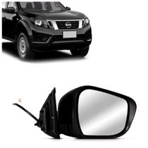 Retrovisor frontier 2017 2018 2019 elétrico capa texturizada