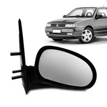 Retrovisor Gol Bolinha 4 portas 1995 1999 sem controle Lado Direito Passageiro