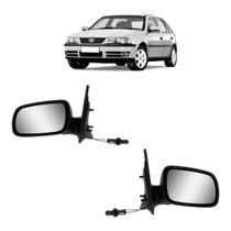 Retrovisor Gol Voyage Saveiro G3 1999 2000 01 C/controle Par