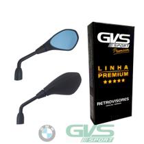 Retrovisor GVS BMW GS650/F800 Fixo Honda Lente Convexa Azul - GVS Premium
