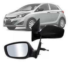 Retrovisor Hb20 Hatch e Sedan - 2012 2013 2014 2015 2016 2017 2018 com Controle SEM SETA