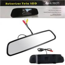 Retrovisor Interno Espelho Tela 4.3 Polegadas Lcd E-tech Retrovisor Interno Espelho Tela 4.3 Polegadas Lcd E-tech