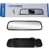 Retrovisor Interno Tela 4.3 Roadstar Rs-350br para Câmera de Ré 12v
