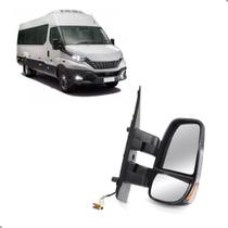 Retrovisor Iveco 2020 a 2024 Com Pisca Braco Curto Base Reta Retrovisor Iveco 2020 a 2024 Com Pisca Braco Curto Base Reta