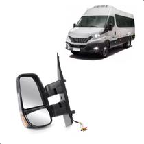 Retrovisor Iveco 2020 a 2024 Com Pisca Braco Curto Base Reta Retrovisor Iveco 2020 a 2024 Com Pisca Braco Curto Base Reta