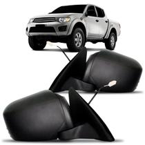 Retrovisor L200 Triton Fixo 2008 2009 2010 2011 2012 a 2015 Preto