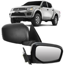 Retrovisor L200 Triton Fixo 2008 A 2013 Preto View Max