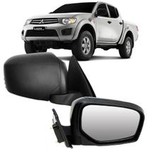Retrovisor L200 Triton Fixo 2008 A 2013 Preto View Max