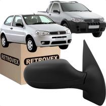 Retrovisor Lado do Passageiro Externo 2 Portas sem Controle para o Palio e Strada de 2004 a 2007