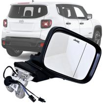 Retrovisor Lateral Direito Carona Jeep Renegade Sport Longitude Limited 2016 2018 2020 Elétrico com Seta Original