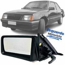 Retrovisor Lateral Esquerdo Motorista Chevrolet Monza 85 86 87 88 89 90 com Controle Interno Manual