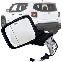 Retrovisor lateral Esquerdo Motorista Jeep Renegade Sport Longitude Limited 2016 2018 2020 Eletrico Seta Original Retrovisor lateral Esquerdo Motorista Jeep Renegade Sport Longitude Limited 2016 2018 2020 Eletrico Seta Original