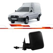 Retrovisor Le Fiorino 1997 Ate 2010 Preto Com Controle Com Espelho