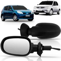 Retrovisor Logan e Sandero Controle Manual 2007 2008 2009 Retrovisor Logan e Sandero Controle Manual 2007 2008 2009