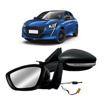 Retrovisor Manual Novo Peugeot 208 2021 Diante Motorista EB1015