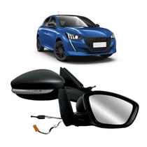 Retrovisor Manual Novo Peugeot 208 2021 Diante Passageiro EB1014