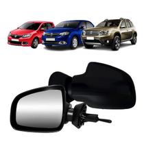 Retrovisor Manual para Logan Duster Sandero 10 a 15 motorista EB667 Retrovisor Manual para Logan Duster Sandero 10 a 15 motorista EB667