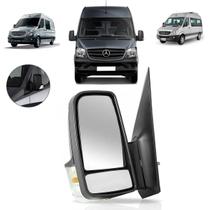 Retrovisor manual sprinter 2012 a 2019 braço curto lado esquerdo