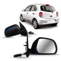 Retrovisor march 2011 2012 2013 com controle