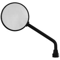 Retrovisor Mini Redondo Modelo Esportivo Cromo Forte Lado Esquerdo Moto Yamaha Unitário