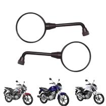 Retrovisor mini redondo sport padrão honda univ. hast. preta